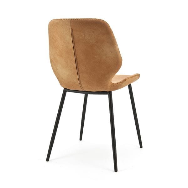 Eetkamerstoel-Seashell-cognac-1