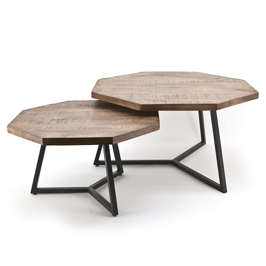 By-Boo-Coffeetable-set-Octagon-naturel