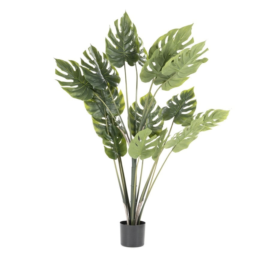Kunstplant Philodendron Monstera Middel (set van 2)