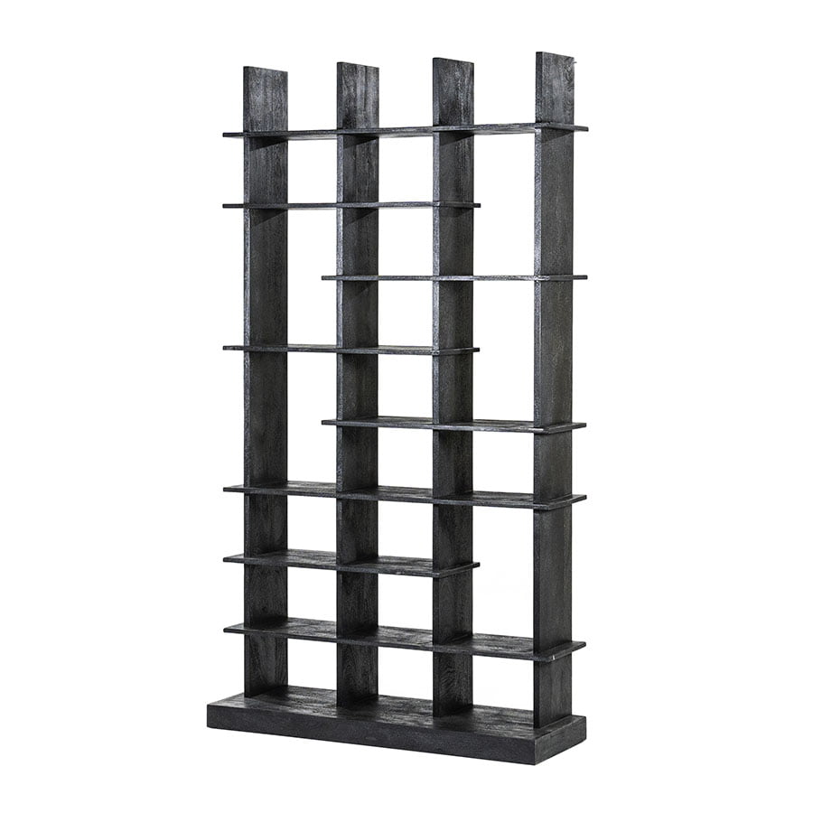 Eleonora-Boekenkast-Oliver-120x40x220-zwart-2