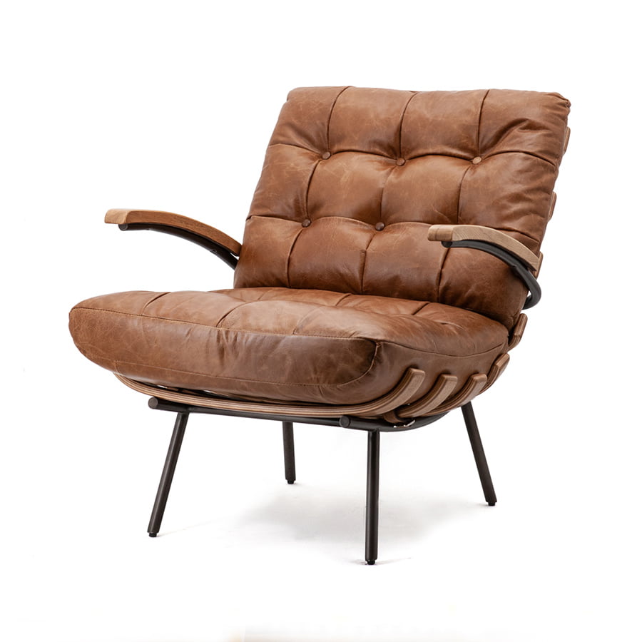 Eleonora-Fauteuil-Bastiaan-cognac-java-leder