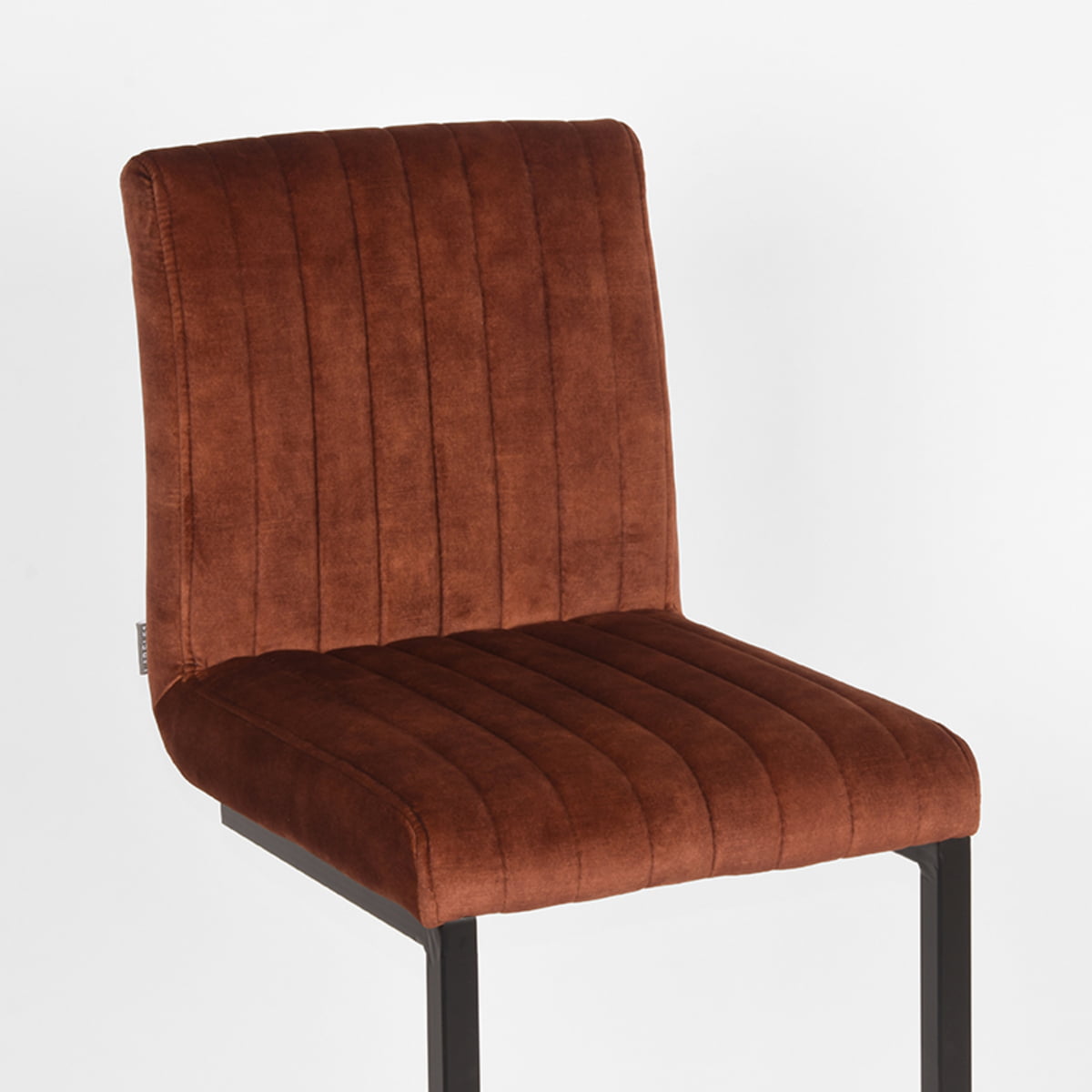 Barkruk Milo Velours Rust