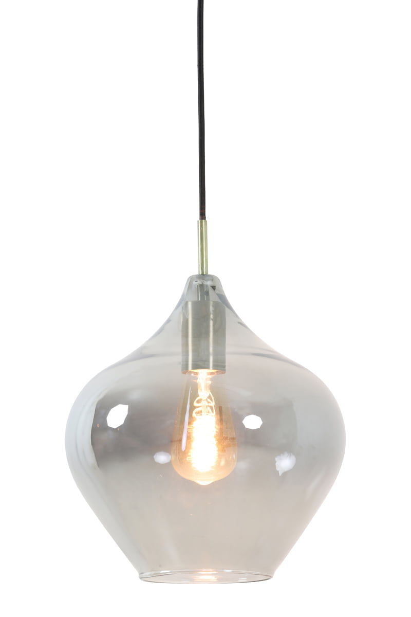 Hanglamp RAKEL antiek brons + smoke