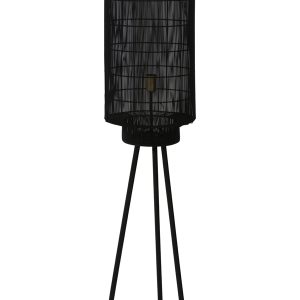 Light-Living-Vloerlamp-GRUARO-mat-zwart-antiek-brons