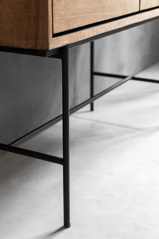 DTP-Home-Boekenkast-Metropole-Laag-2-Deurs-1-Lade-2-Open-Vakken-4