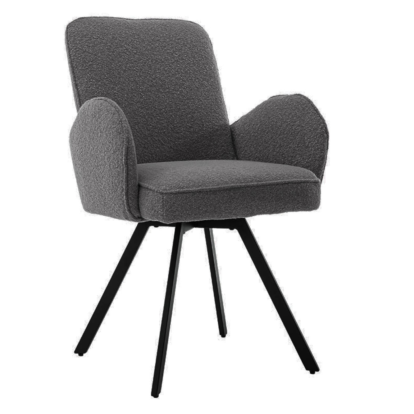 Armstoel Livo Draaibaar Ascot Anthracite