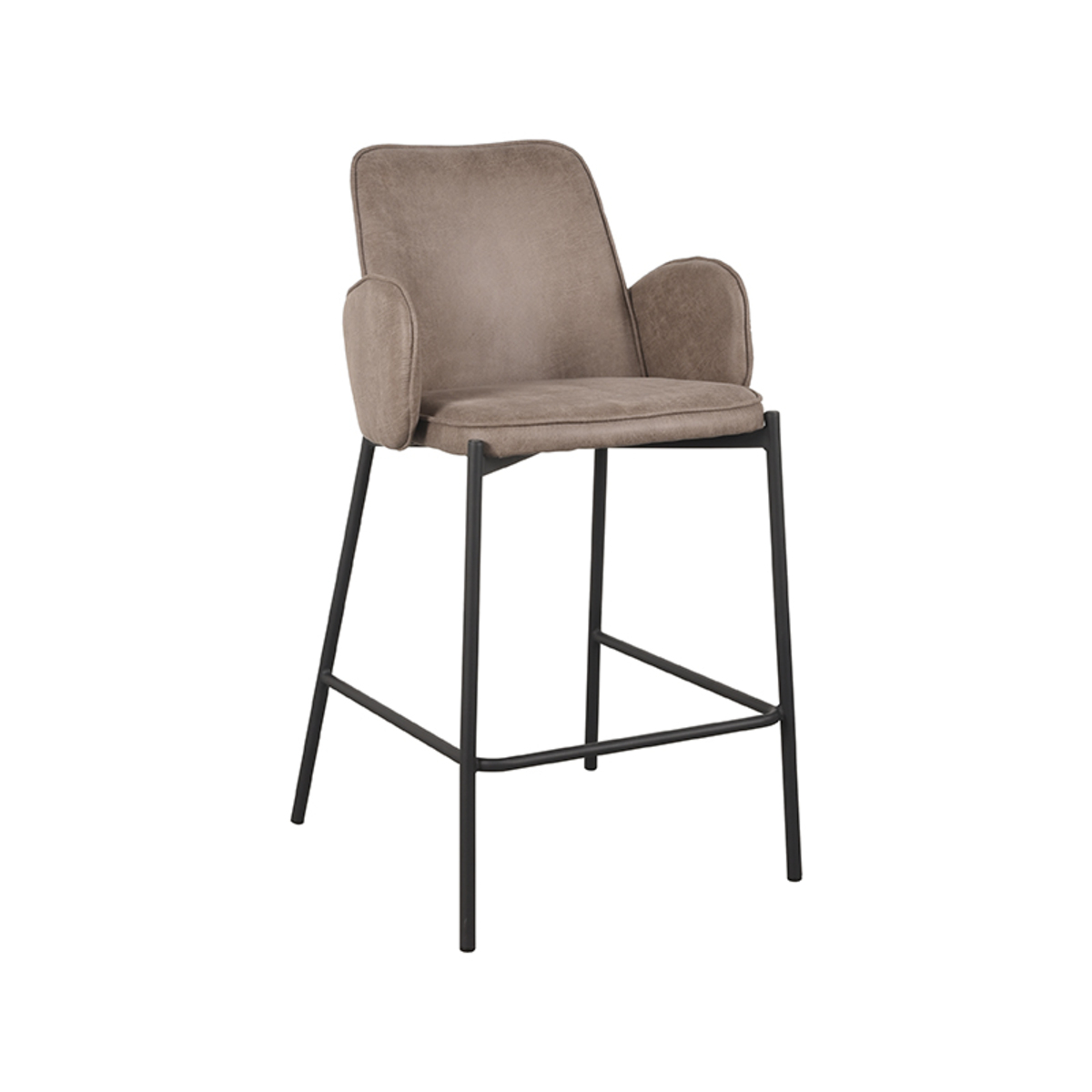 Barkruk Joni Suede Taupe
