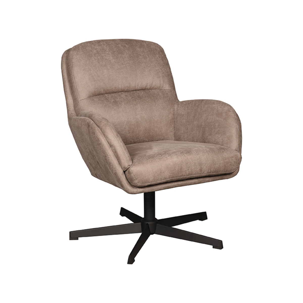 Fauteuil Moss Micro Suede Taupe