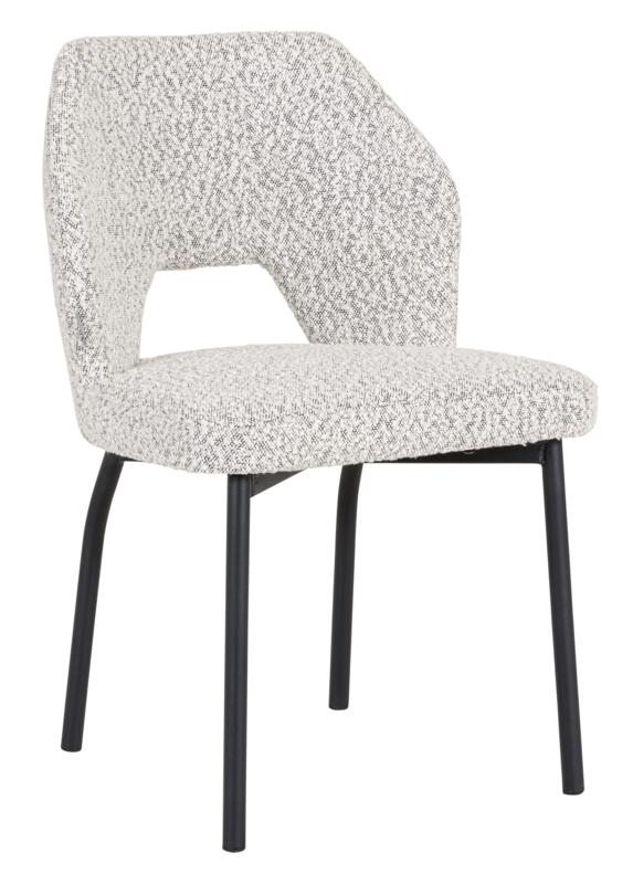 Eetkamerstoel Bloom Bouclé Lichtgrijs