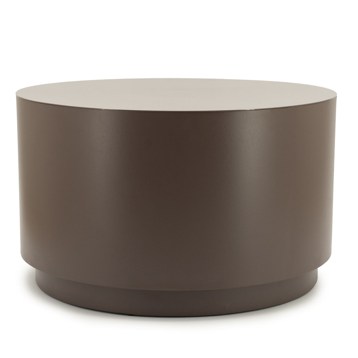 Salontafel Mesita Rond Donkertaupe 60×60 cm
