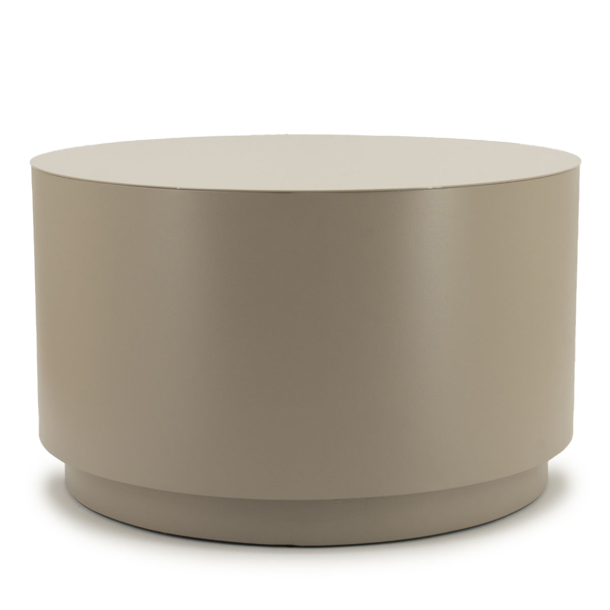 Salontafel Mesita Rond Taupe 60×60 cm