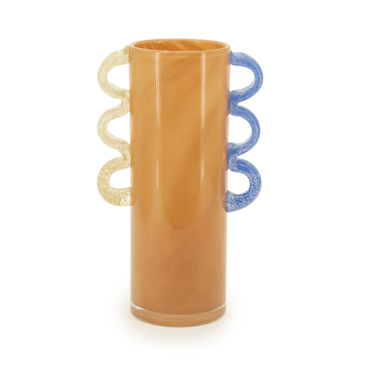 Vaas Alegre 2 Mondgeblazen Glas Oranje