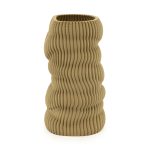 Vaas Mae Keramiek Beige Groot