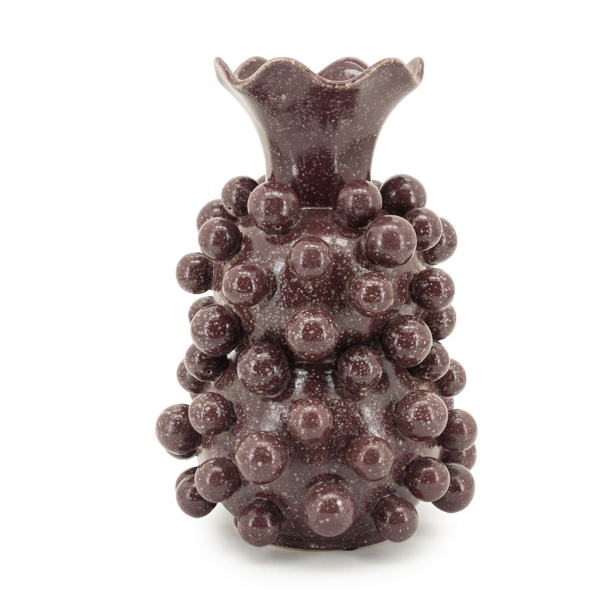 Vaas Viro Aardewerk Burgundy