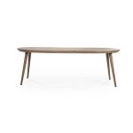 Eetkamertafel Elijah Deens Ovaal Bruin