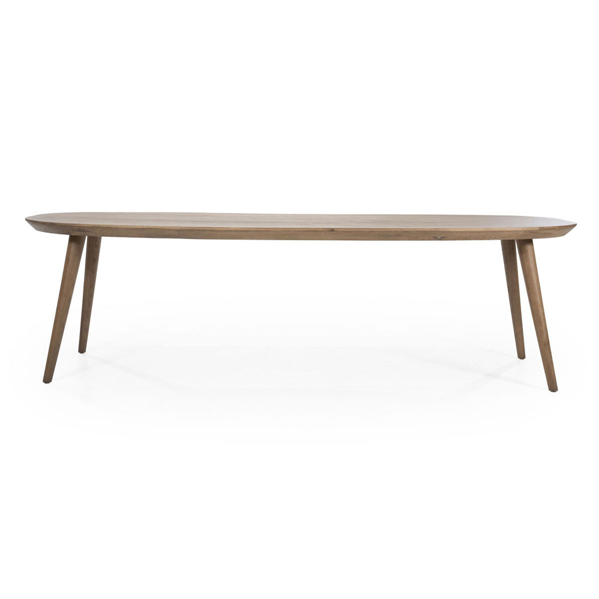 Eetkamertafel Elijah Deens Ovaal Bruin