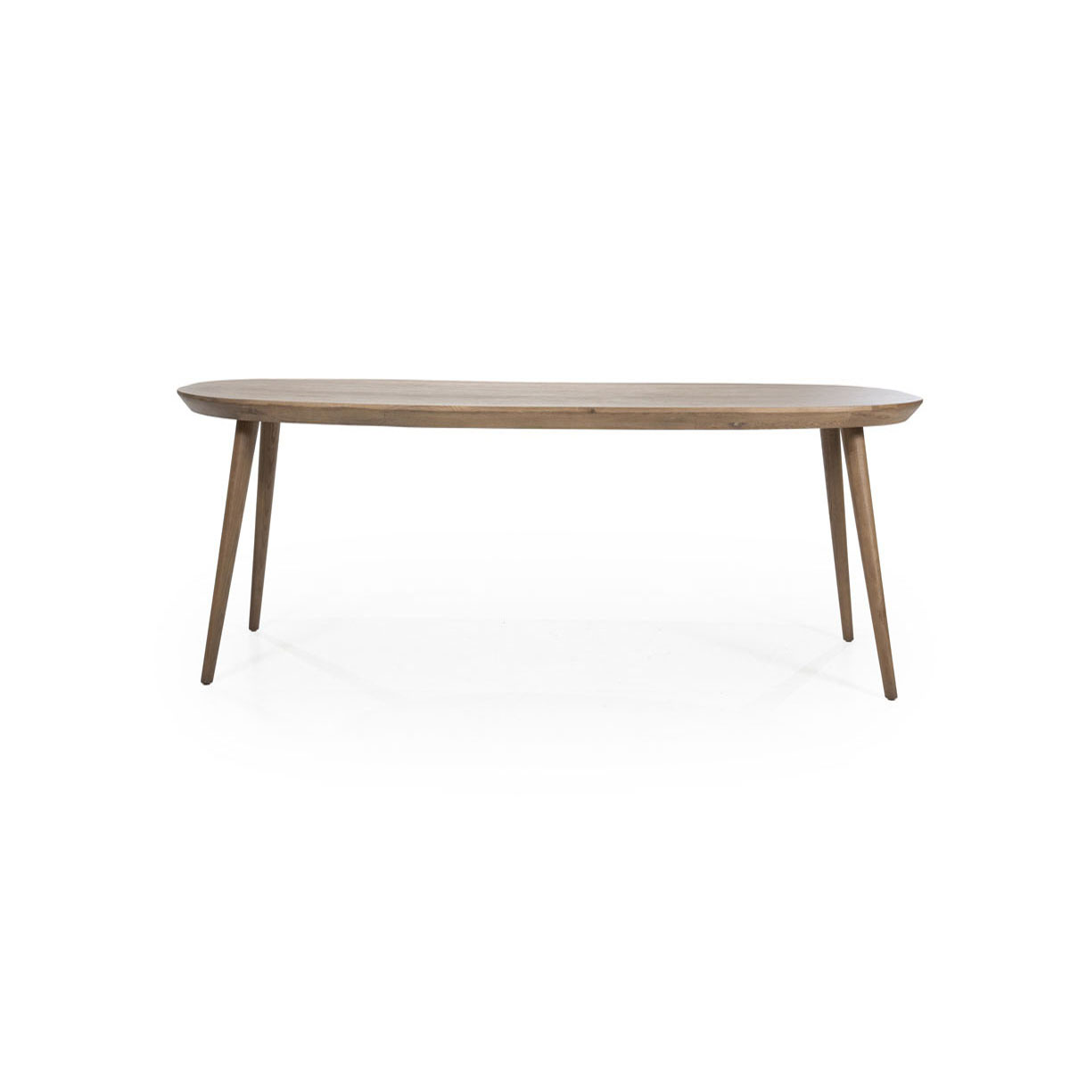 Eetkamertafel Elijah Deens Ovaal Bruin