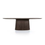 Eettafel ARON ovaal bruin
