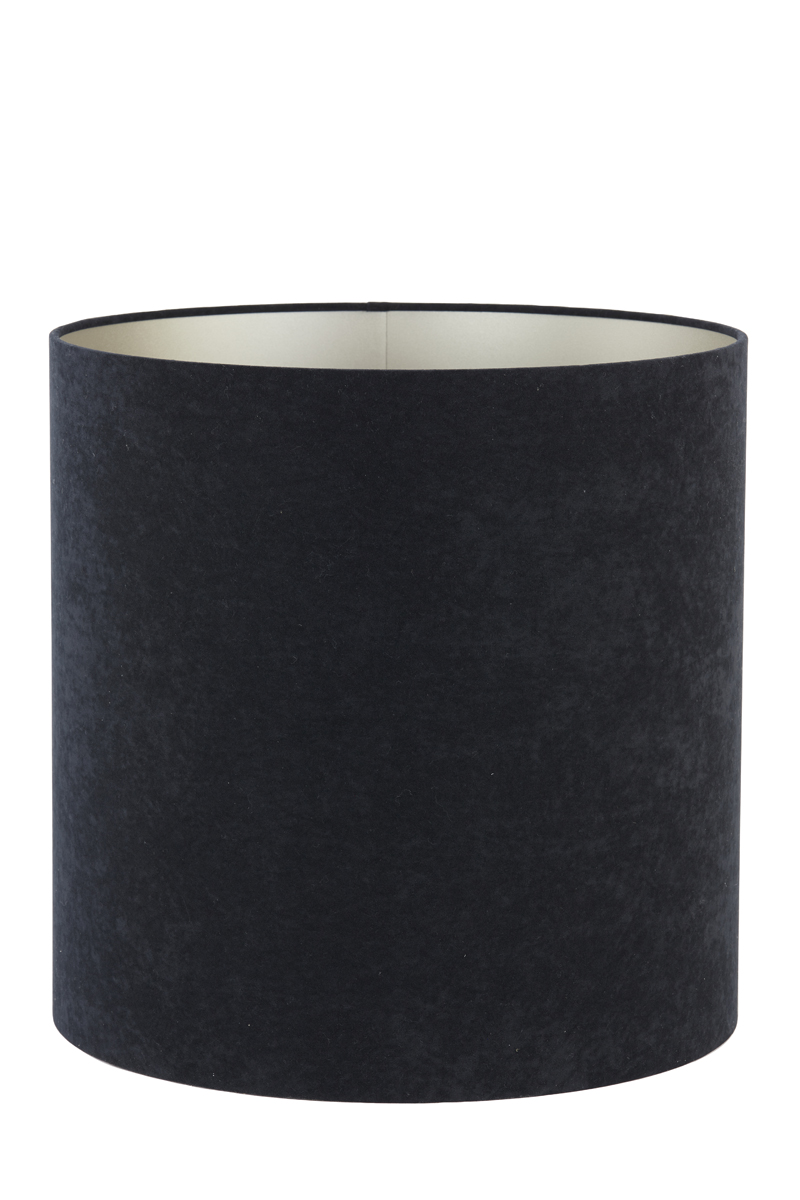 Lampenkap rond GIRAFFE VELOURS zwart