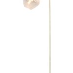 Vloerlamp RAKEL antiek brons + smoke