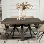 Vierkante Eikenhouten Eettafel  Toulon