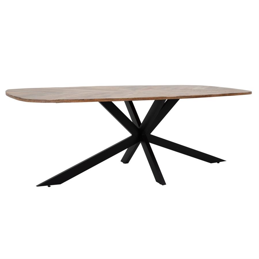 Deens Ovale Eetkamertafel Silvi Naturel