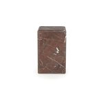 Bijzettafel Dice Marmer Rood 30x30 cm