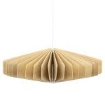 Hanglamp Meller Hout Naturel 55x55 cm
