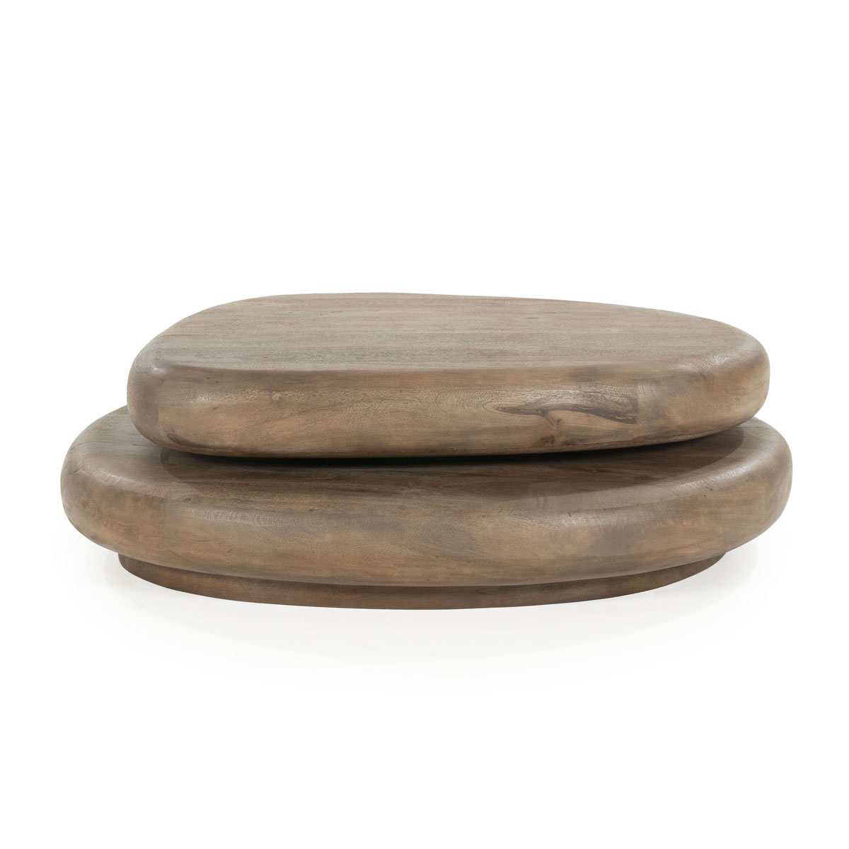 Salontafel Kabo Draaibaar Mangohout Bruin 100×80 cm