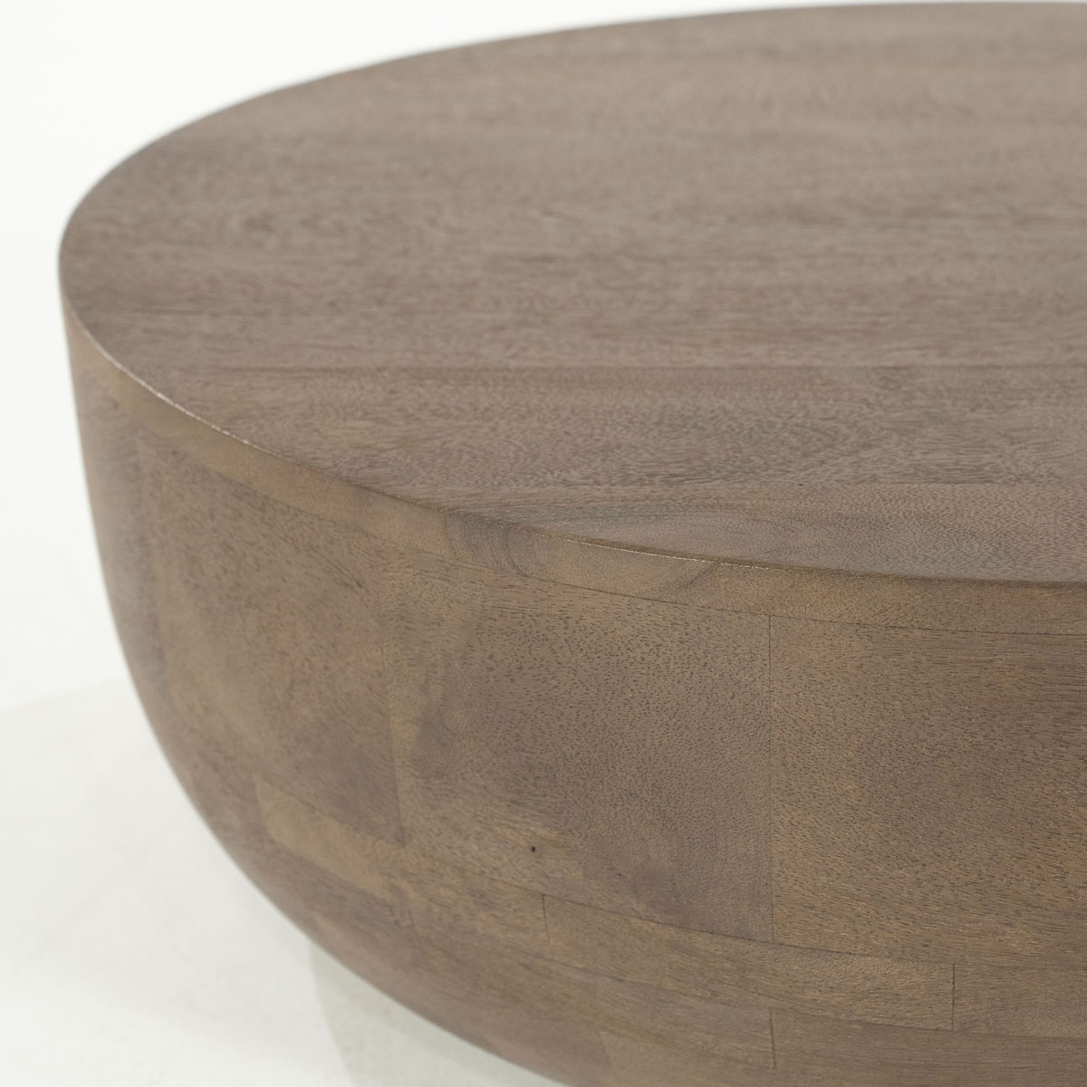 Salontafel Karibu Rond Mangohout Bruin 70×70 cm