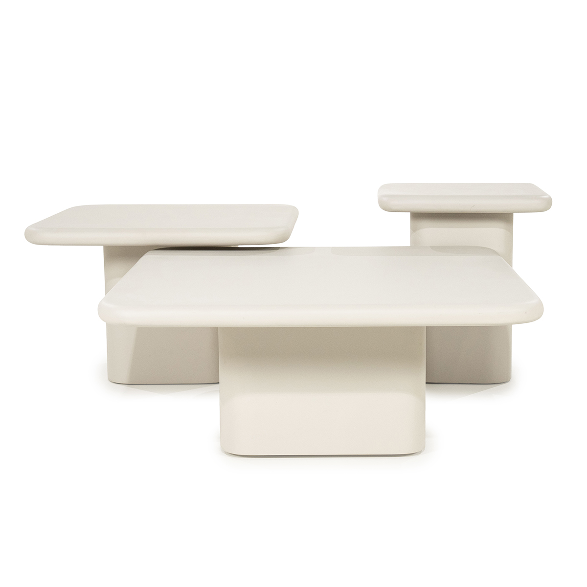 Salontafel Siminto Beige 80×80 cm