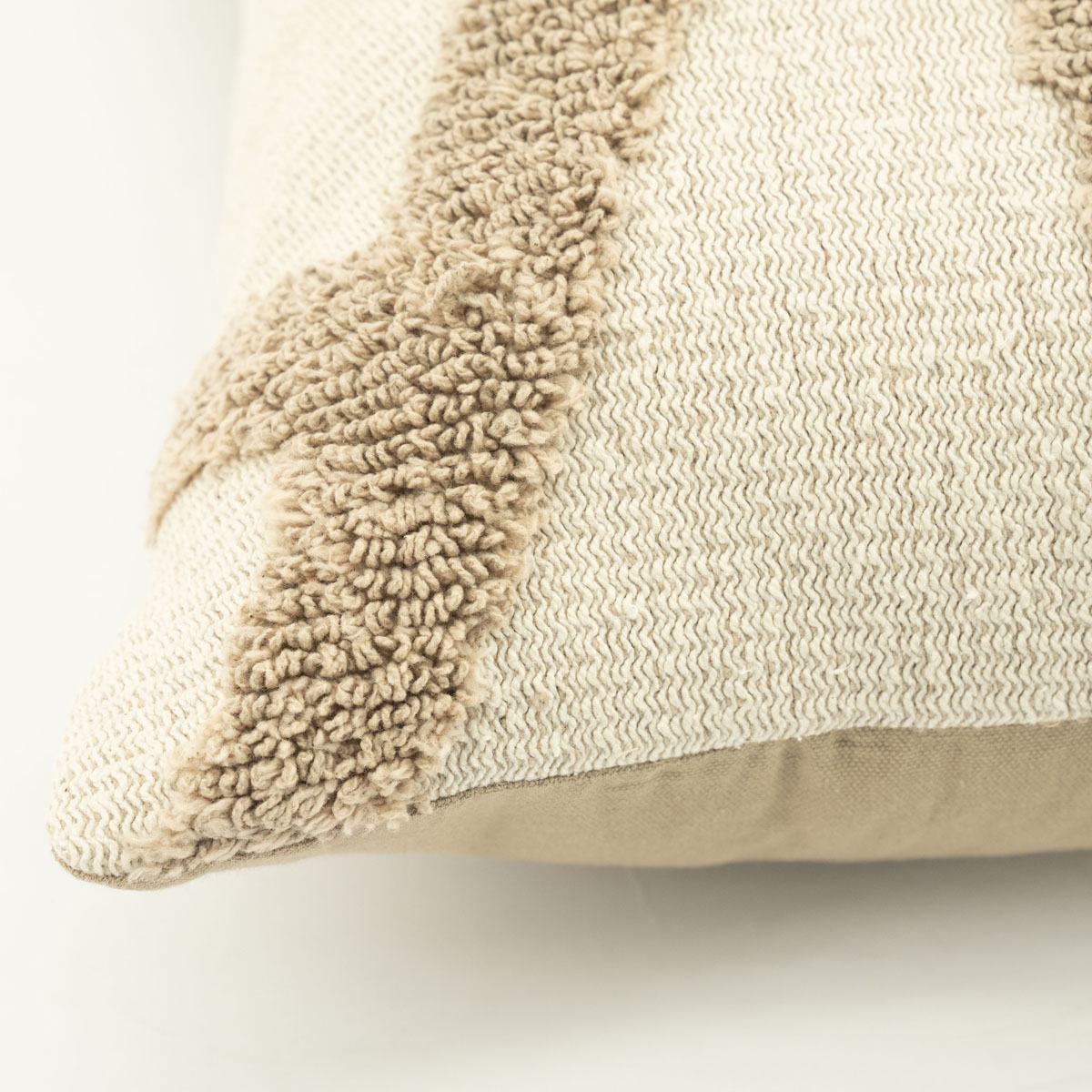 Sierkussen Majani Taupe 45×45 cm