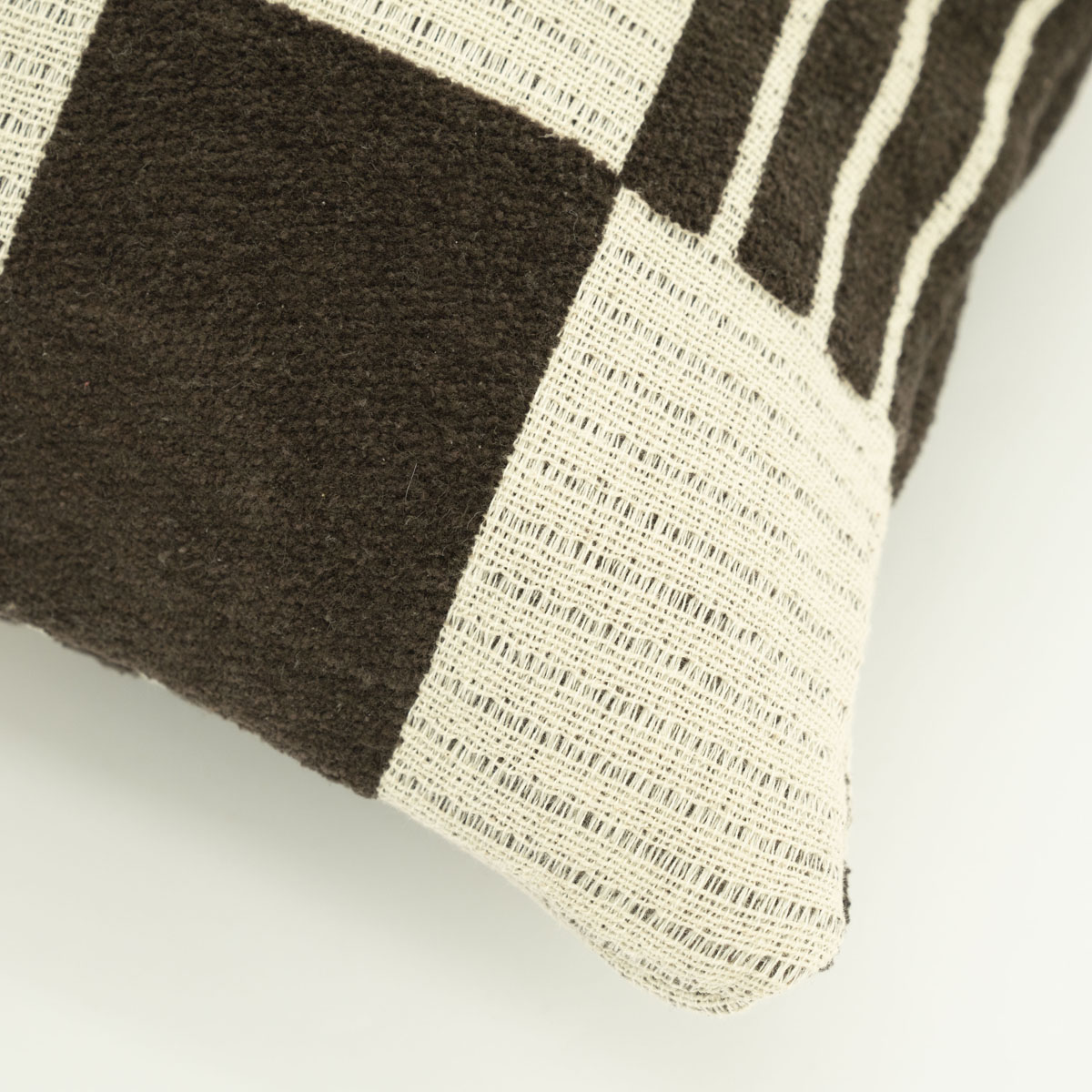 Sierkussen Twist Bruin 35×55 cm