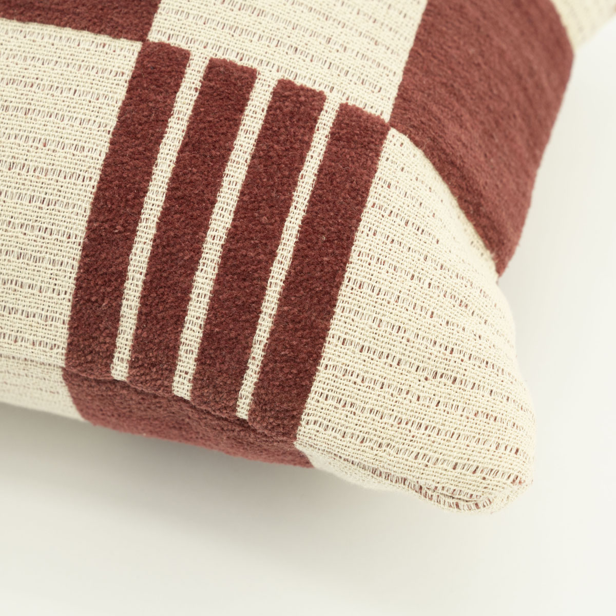 Sierkussen Twist Burgundy 35×55 cm