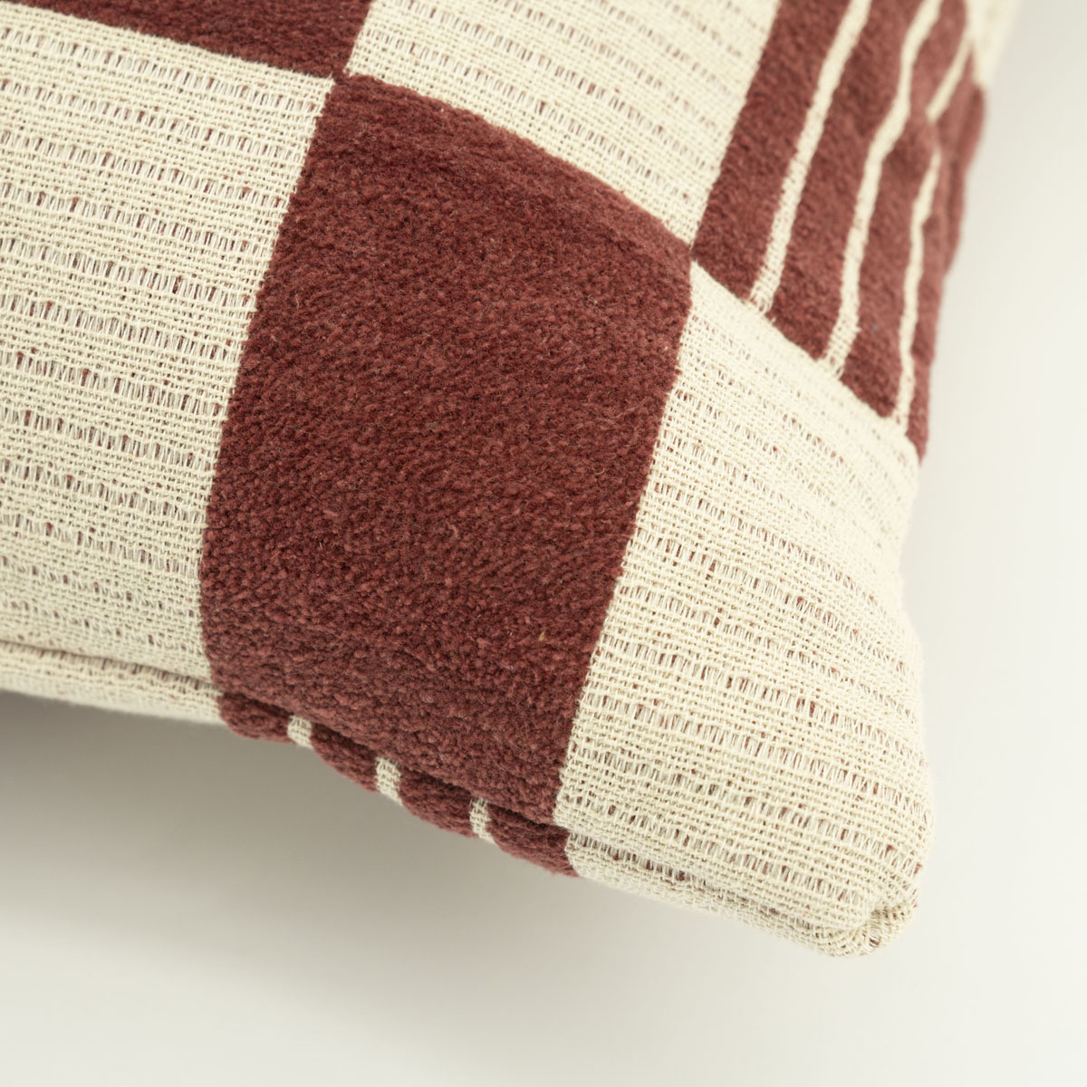 Sierkussen Twist Burgundy 45×45 cm