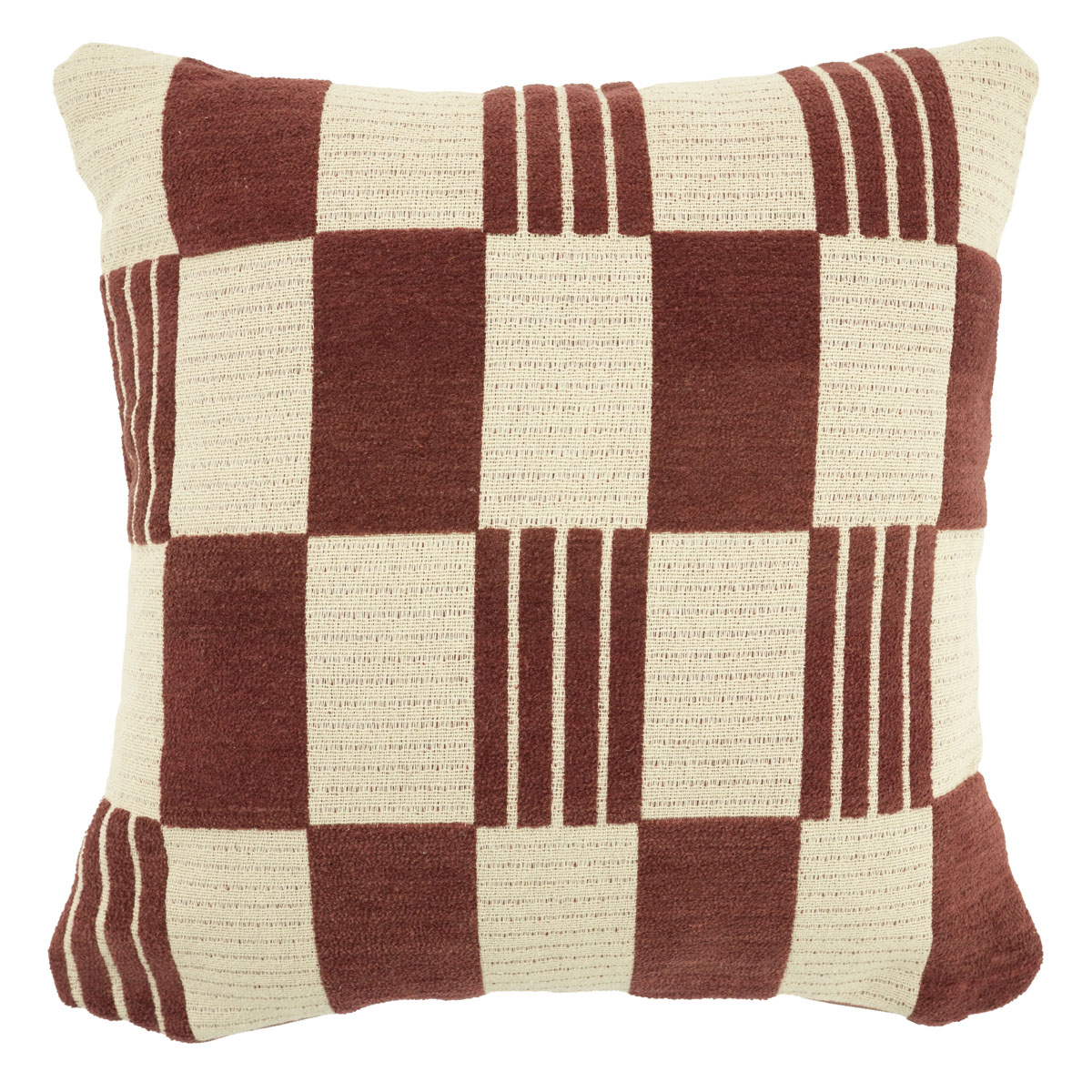 Sierkussen Twist Burgundy 45×45 cm