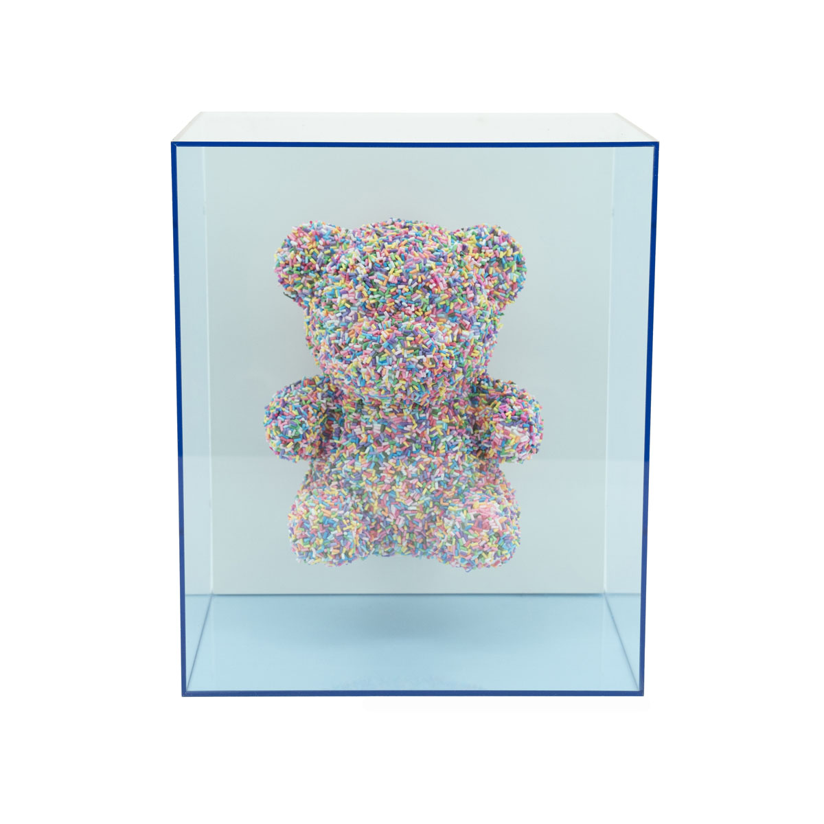 Wanddecoratie Beary Blauw 20×25 cm