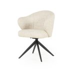Armstoel Connor Draaibaar beige Donna