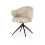 Armstoel Connor Draaibaar taupe Donna