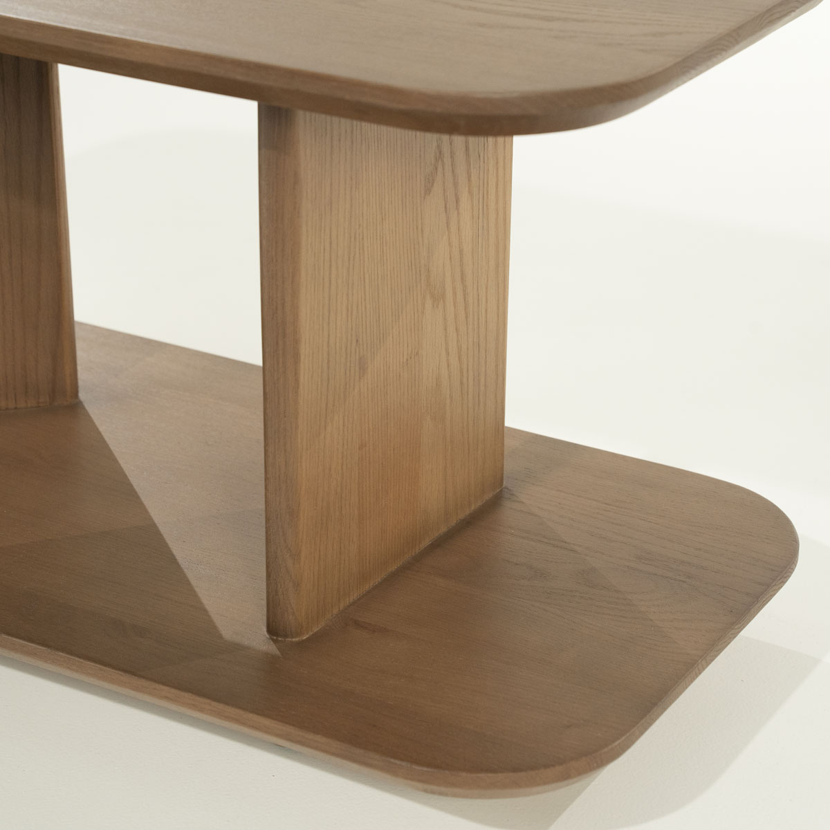 Bijzettafel Ty Eikenhout Bruin 90×40 cm