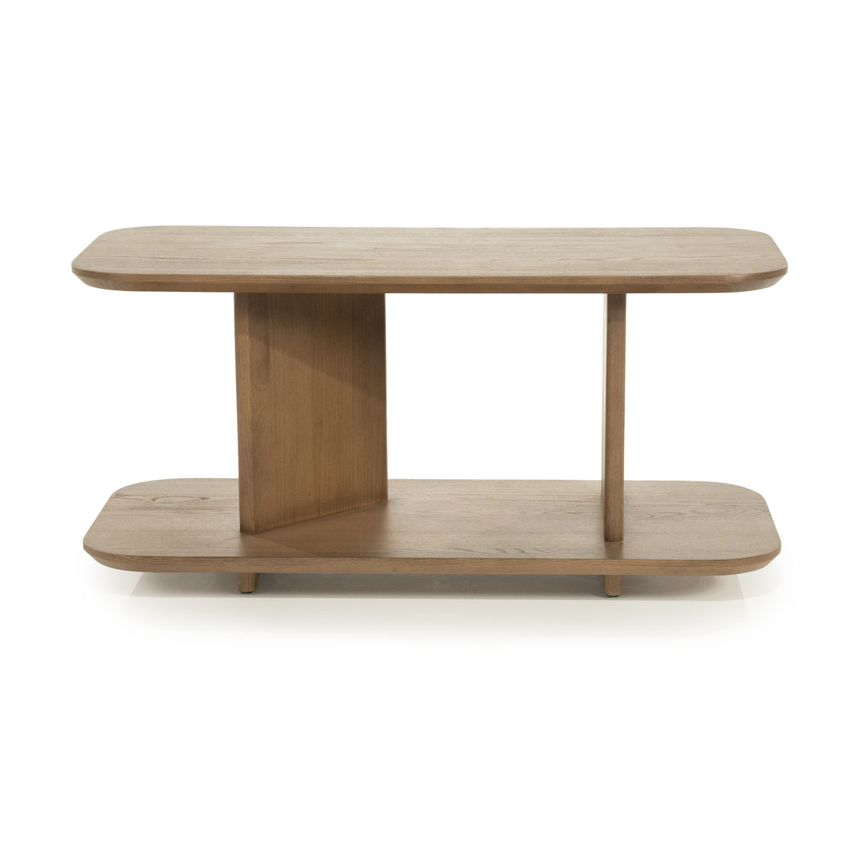 Bijzettafel Ty Eikenhout Bruin 90×40 cm