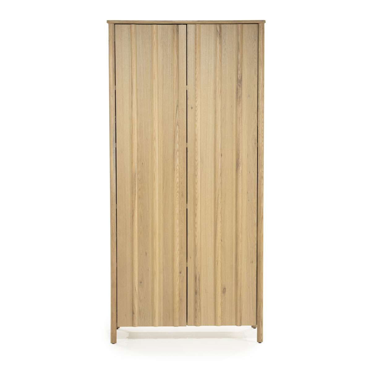 Kabinet Jake 2 Deuren Eikenhout Naturel 102×210 cm