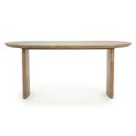 Ovale Eetkamertafel Dex Eikenhout Bruin