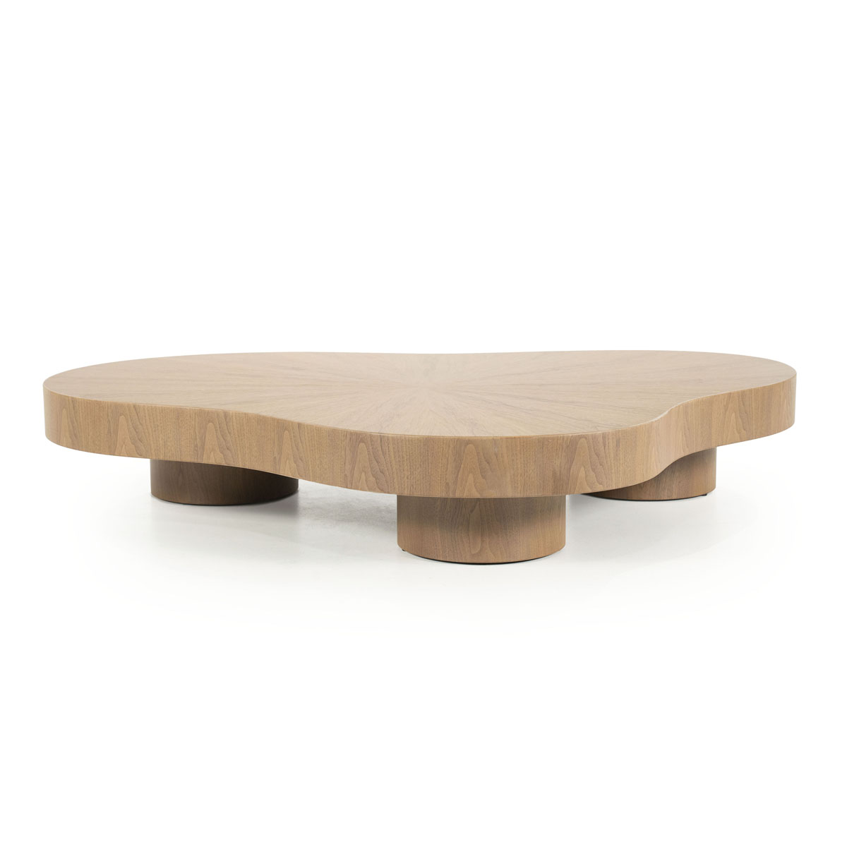 Salontafel Bobbie Organisch Lichtbruin 150×110 cm