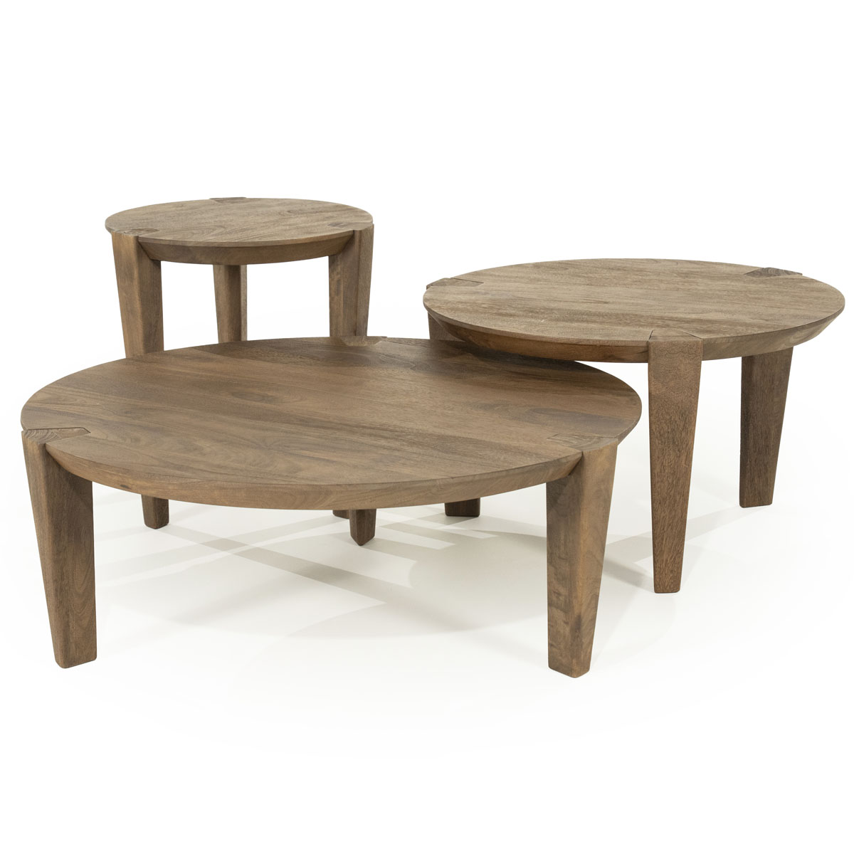 Salontafel Davina Rond Mangohou 80×80 cm