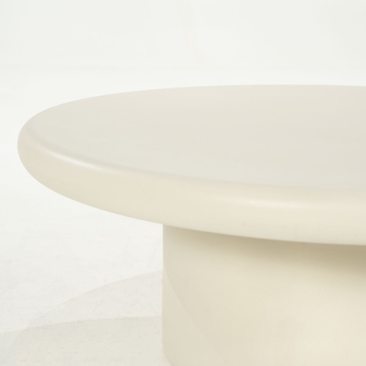 Salontafel Jade Rond Beige 80×80 cm