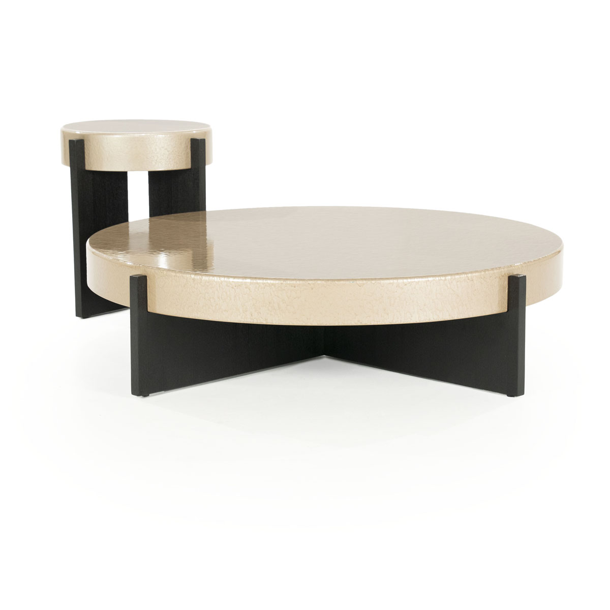 Salontafel Juliet Rond beige 110×110 cm
