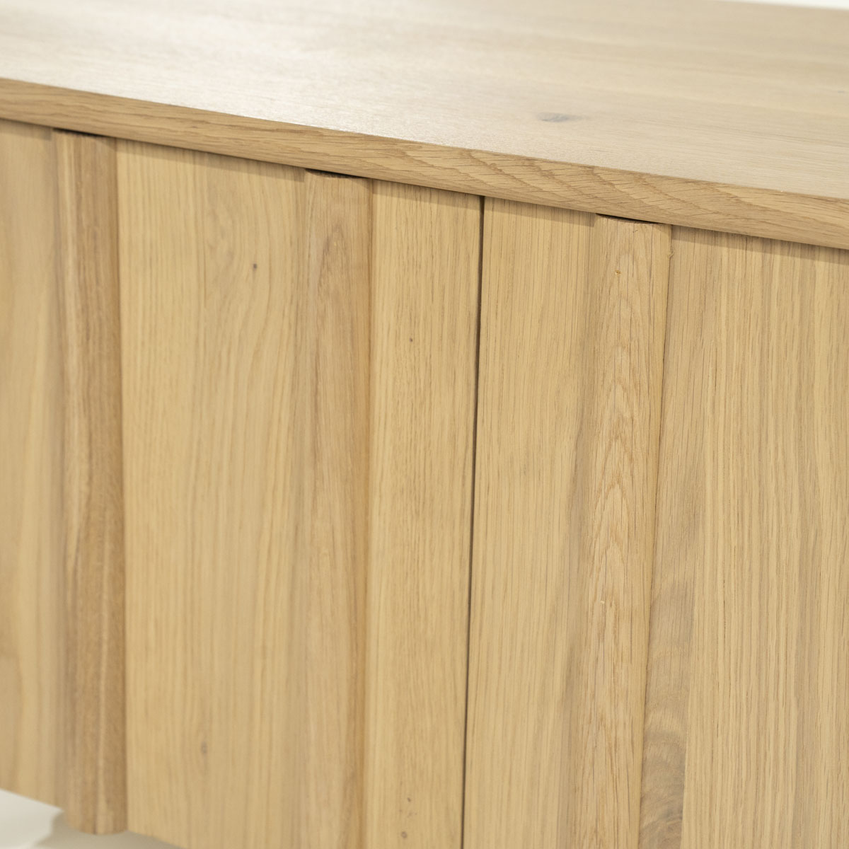 TV-meubel Jake 4 Deuren Eikenhout Naturel 183 cm