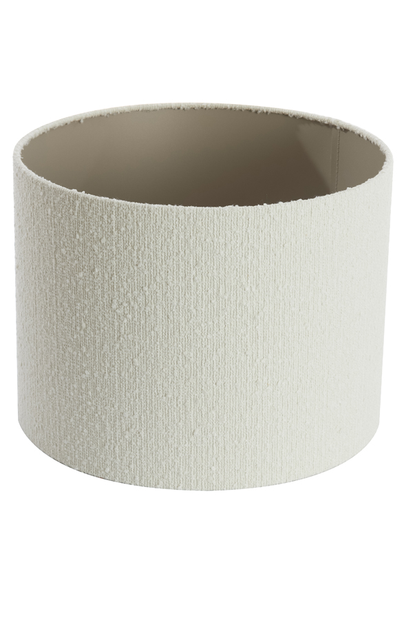 Lampenkap rond BOLERO wit