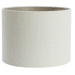 Lampenkap rond BOLERO wit